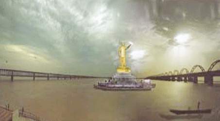 ntr statue in rajahmundry