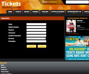 online ticket booking for movies