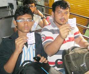 pataas advertisement on bus ticket