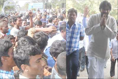 pawan kalyan in srikakulam 