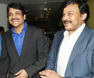chiranjeevi, nagarjuna at maa press meet