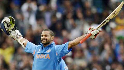 icc worldcup 2015 shikhar dhawan