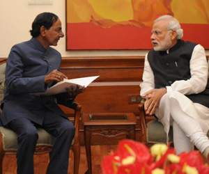 Modi's Birthday wishes to KCR. Whats cooking?