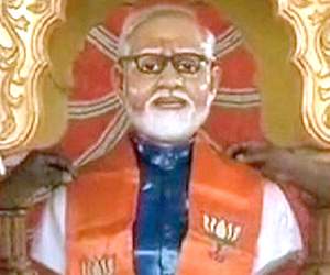 A Temple for Narendra Modi!