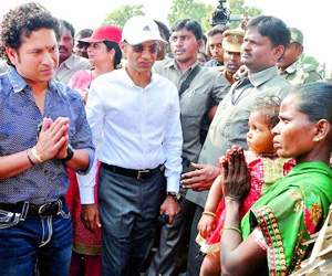 sachin adopted a village