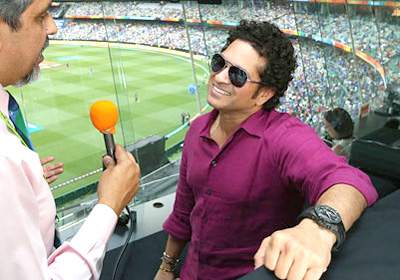 sachin watched IND Vs SA world cup 2015