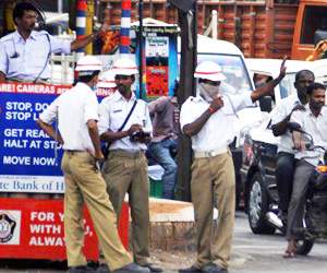 traffic police page of telangana and vishakapatnam