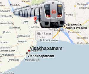 vizag  metro train