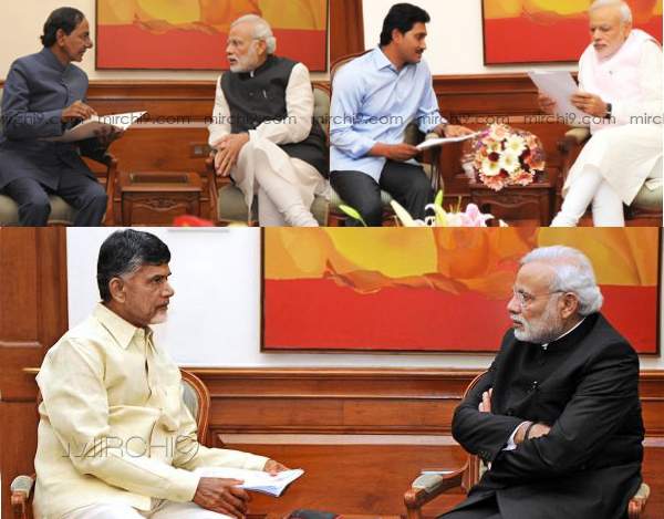 Chandrababu naidu-KCR-Jagan-Modi