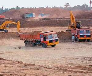Polavaram dam construction works