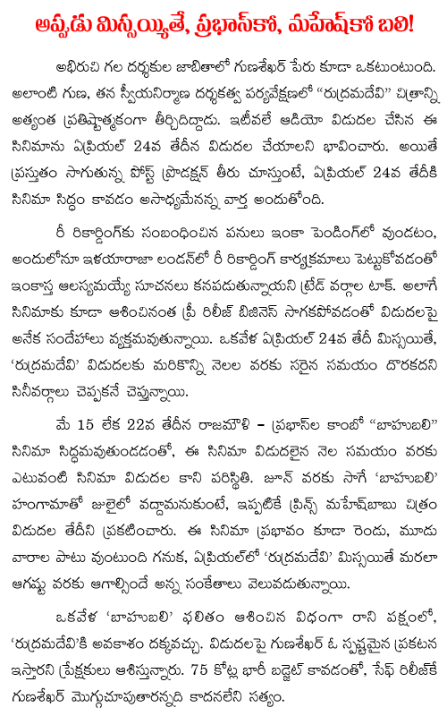 Rudrama-devi-release postpone