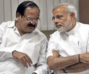 Venkaiah's struggling defence of Center's stand!