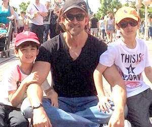 Like Pawan, Hritish does the same with ex-wife kids