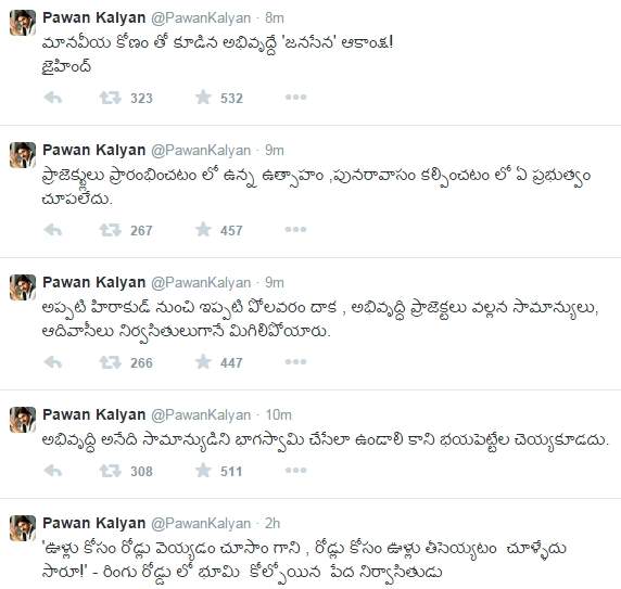 pawan kalyan tweets