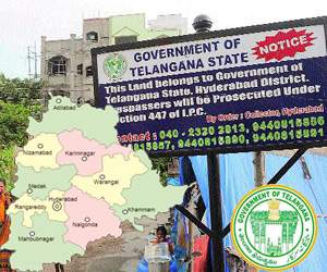 telangana government land documents missed 