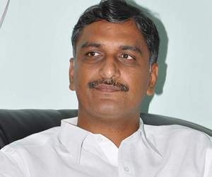 Harish Rao photos missing on TRS Plenary hoardings!