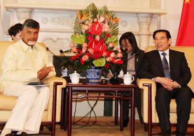 chandrababu in china