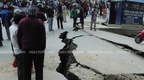 earthquake AP to Nepal