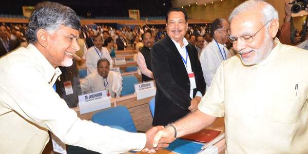 modi as chief guest for AP capital boomi pooja