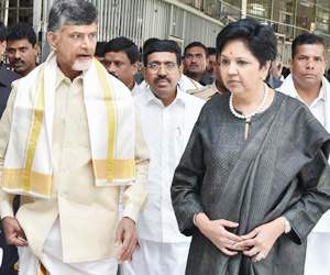pepsico indira noyi about chandrababu naidu