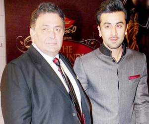 rishi kapoor and ranbir kapoor