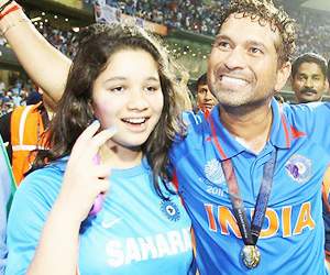 sachin tendulkar and his daughter sara
