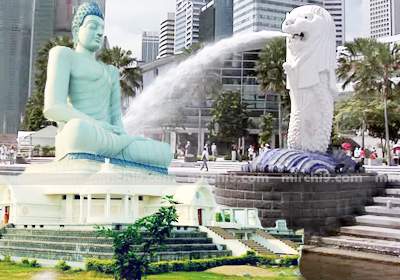 singapore type bay river in amaravathi