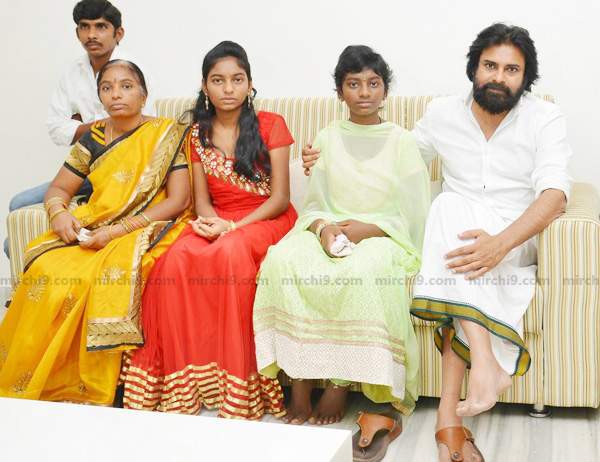 sreeja met pawan kalyan