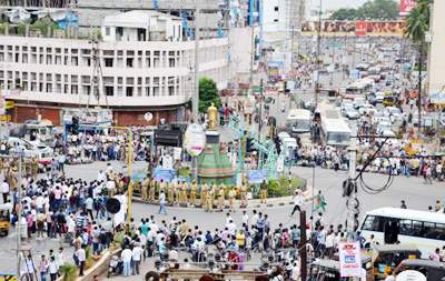 traffic in vijayawada