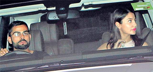 virat Kohli anushka sharma dinner photo