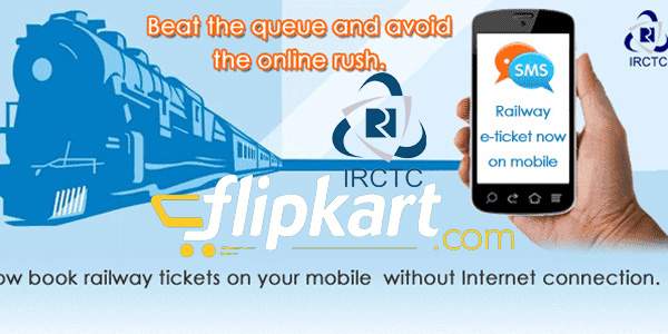 flipkart with irctc