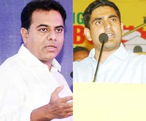 ktr and nara lokesh
