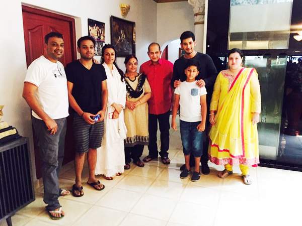 mahesh babu family on krishna birthday special