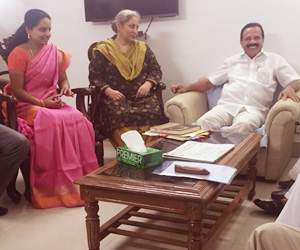 trs mps met union law minister