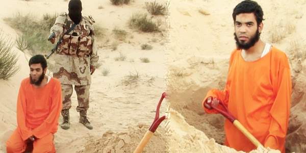 Man digs his own grave before death