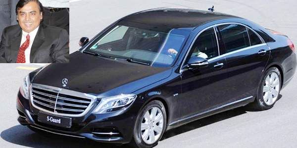 Mukesh Ambani gets 11Cr armoured Merc