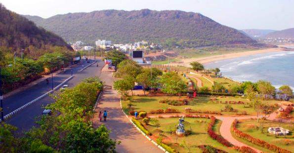 Vizag beach new look
