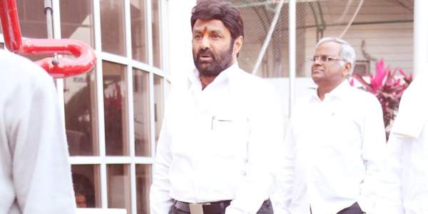 balakrishna with media