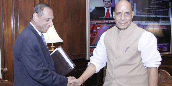 narasimhan rajnath singh meeting
