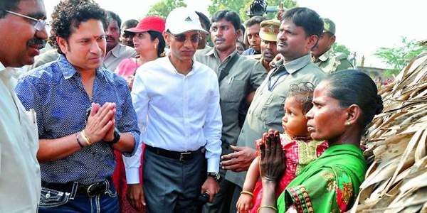 sachin tendulkat bought 2 acres land kaduluru village