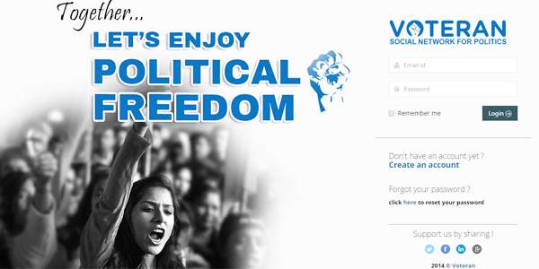 voteran website to question politicians