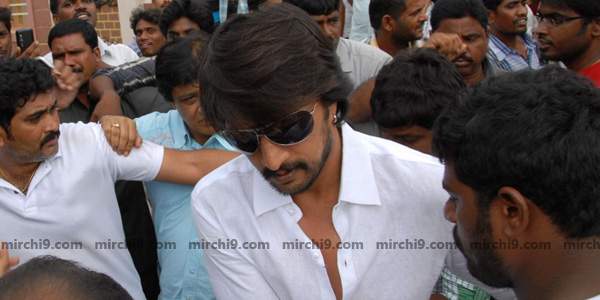 Baahubali going into Eega Sudeep's account