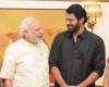 Pic talk: Baahubali Prabhas meets Modi