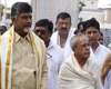 Pranab Mukherjee Chandrababu Naidu visits Tirumala Tirupathi