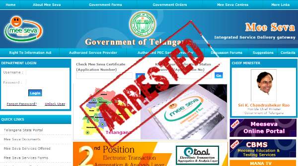 Telangana website hacker arrested
