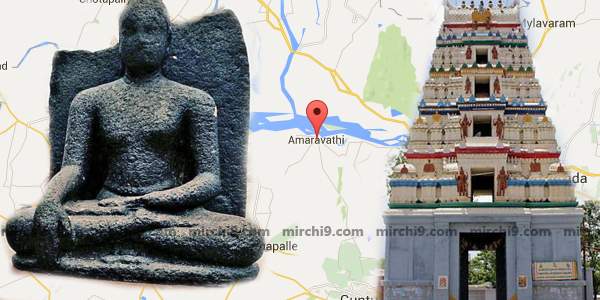granite buddha idol found at amaravathi