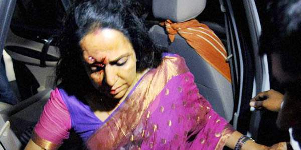 hema malini accident 