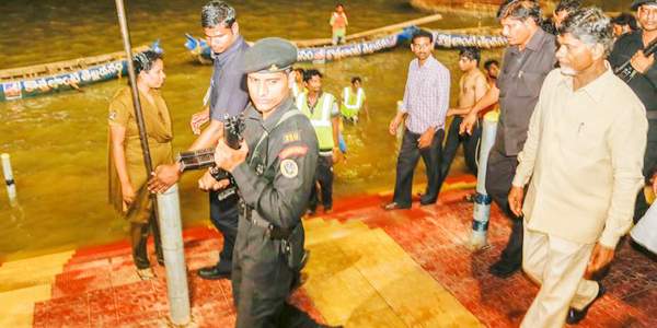 hoax phone call in godavari pushkaralu
