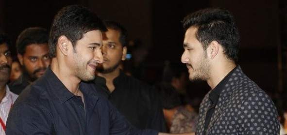 mahesh babu meets Akhil