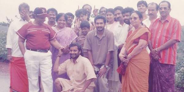 rajamouli with his family rare pic